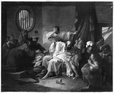The Death of Socrates, 1762 by Jacques Philippe Joseph de Saint Quentin